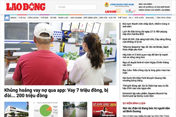 Tin tức trực tuyến Báo Lao Động